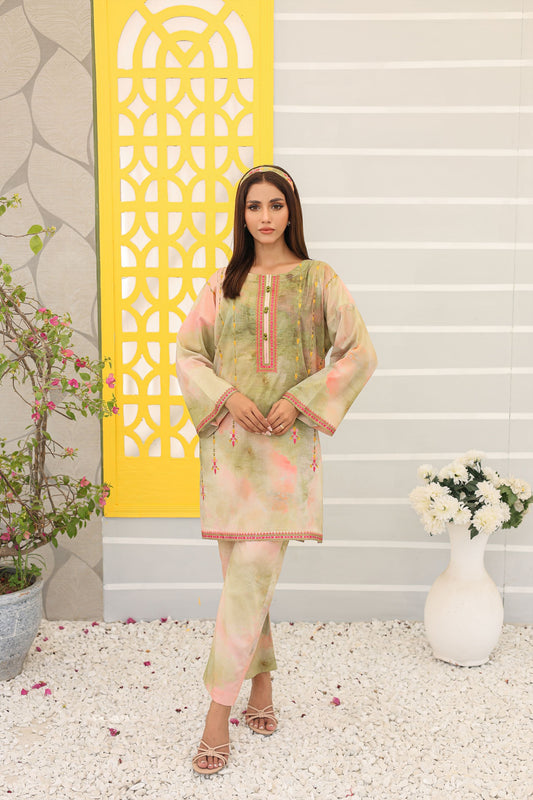 Boho Blush - 2Piece Embroidered